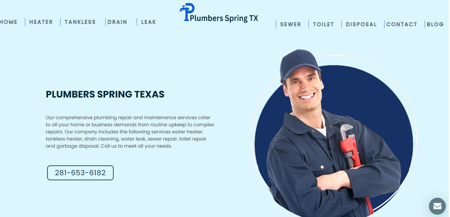 Plumber Services in Spring TX Image