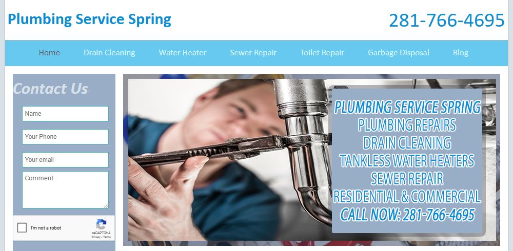 Plumbing Service Spring Image