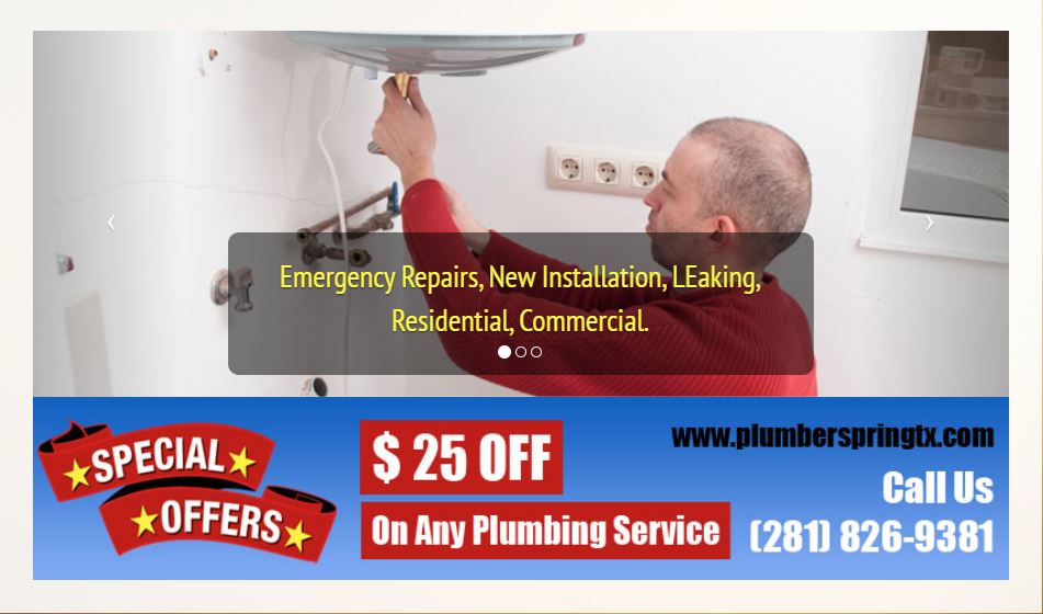 Plumber Spring TX Image