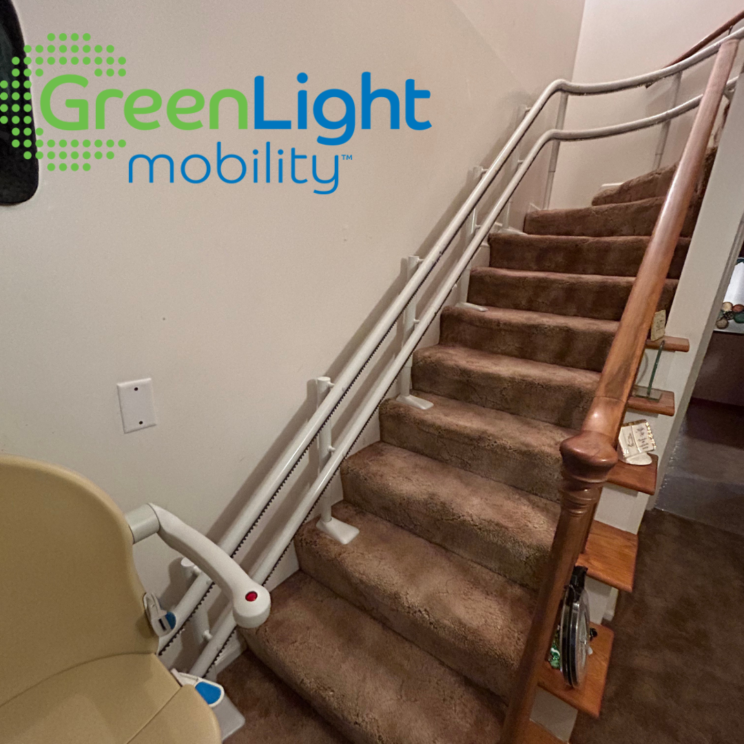 Curved Stairlift For Small Stairs in Charlotte