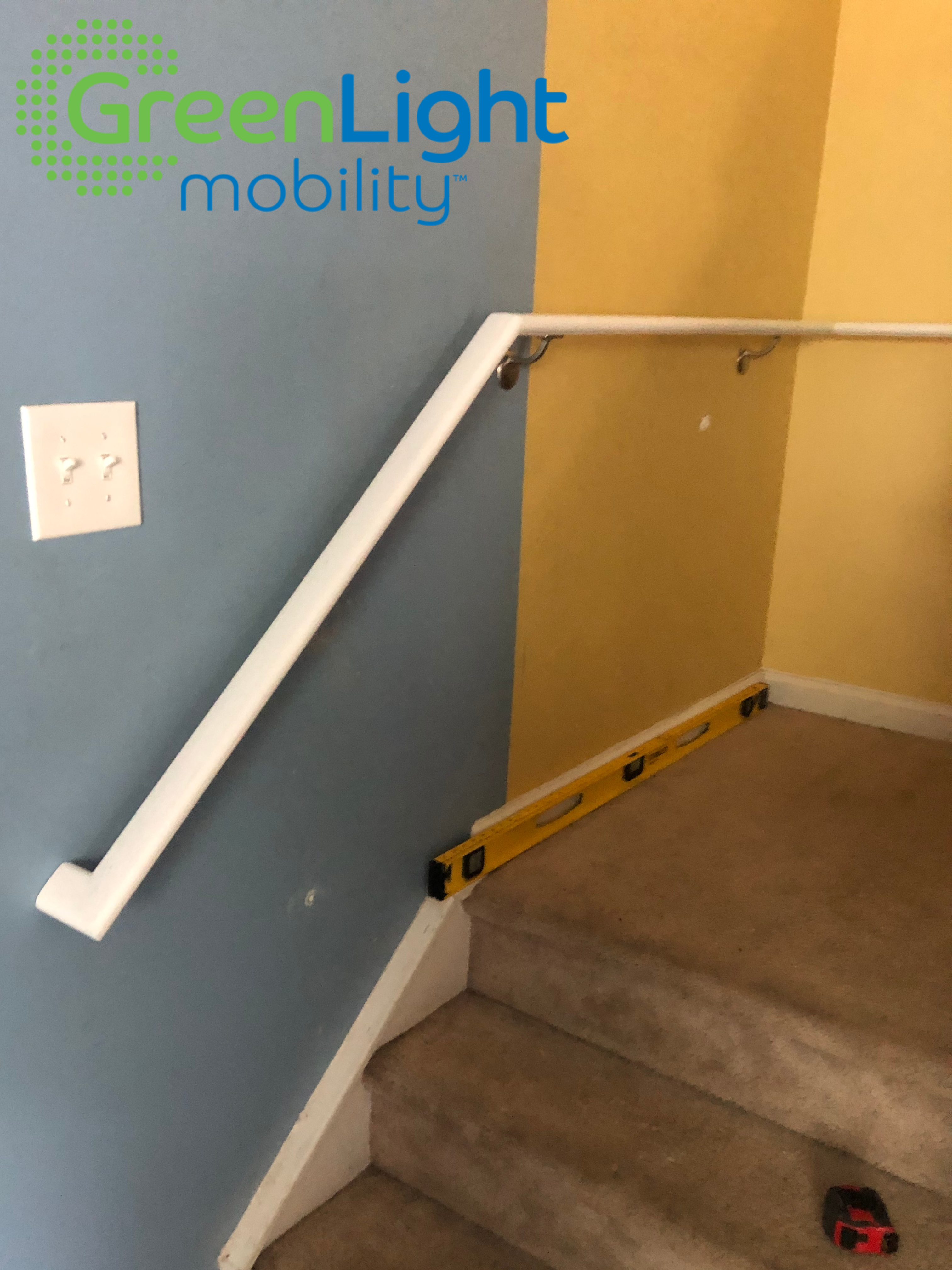 Handrail installation for stairs in Charlotte, NC