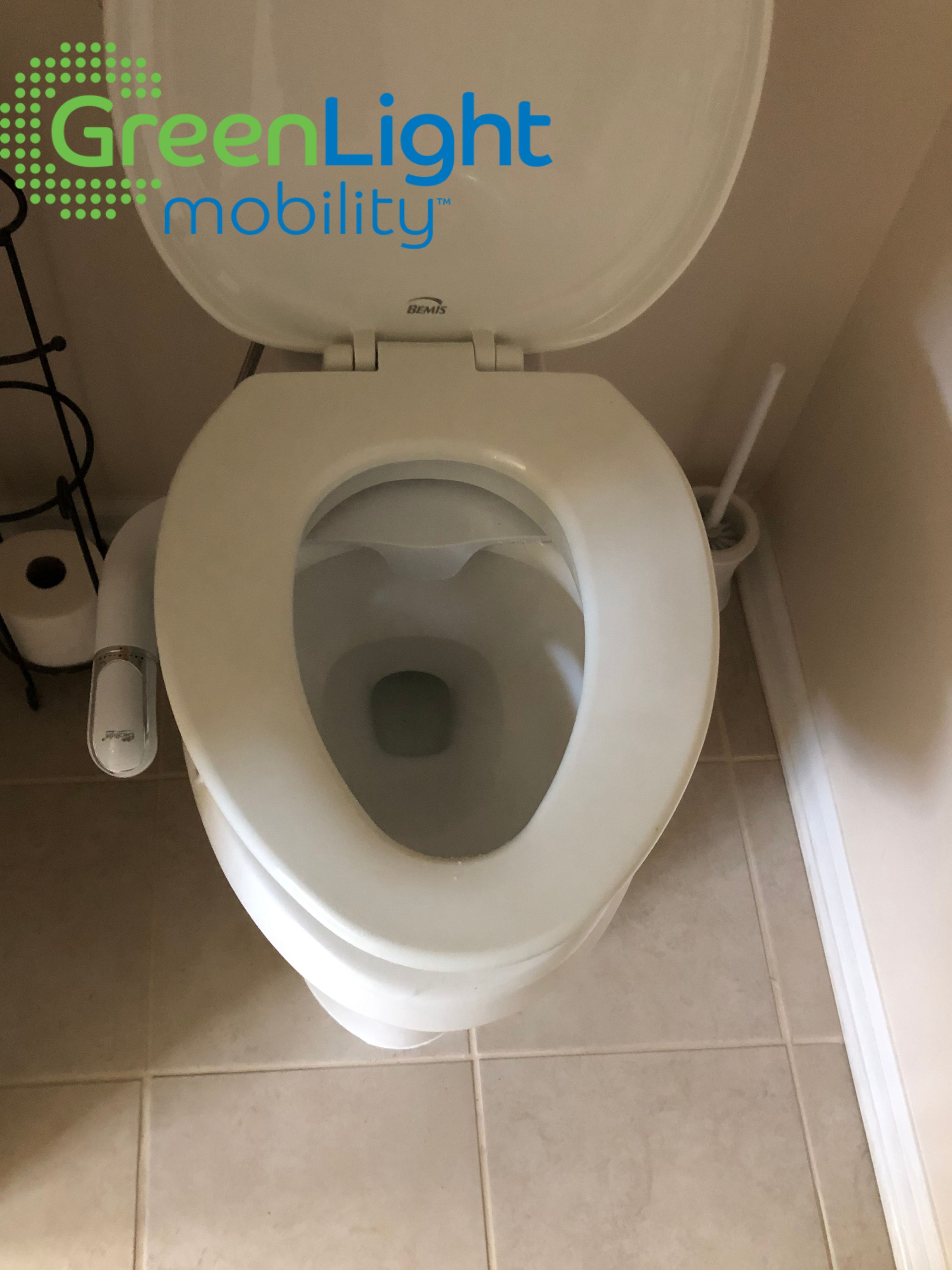 Bidet Toilet with a Seat Riser
