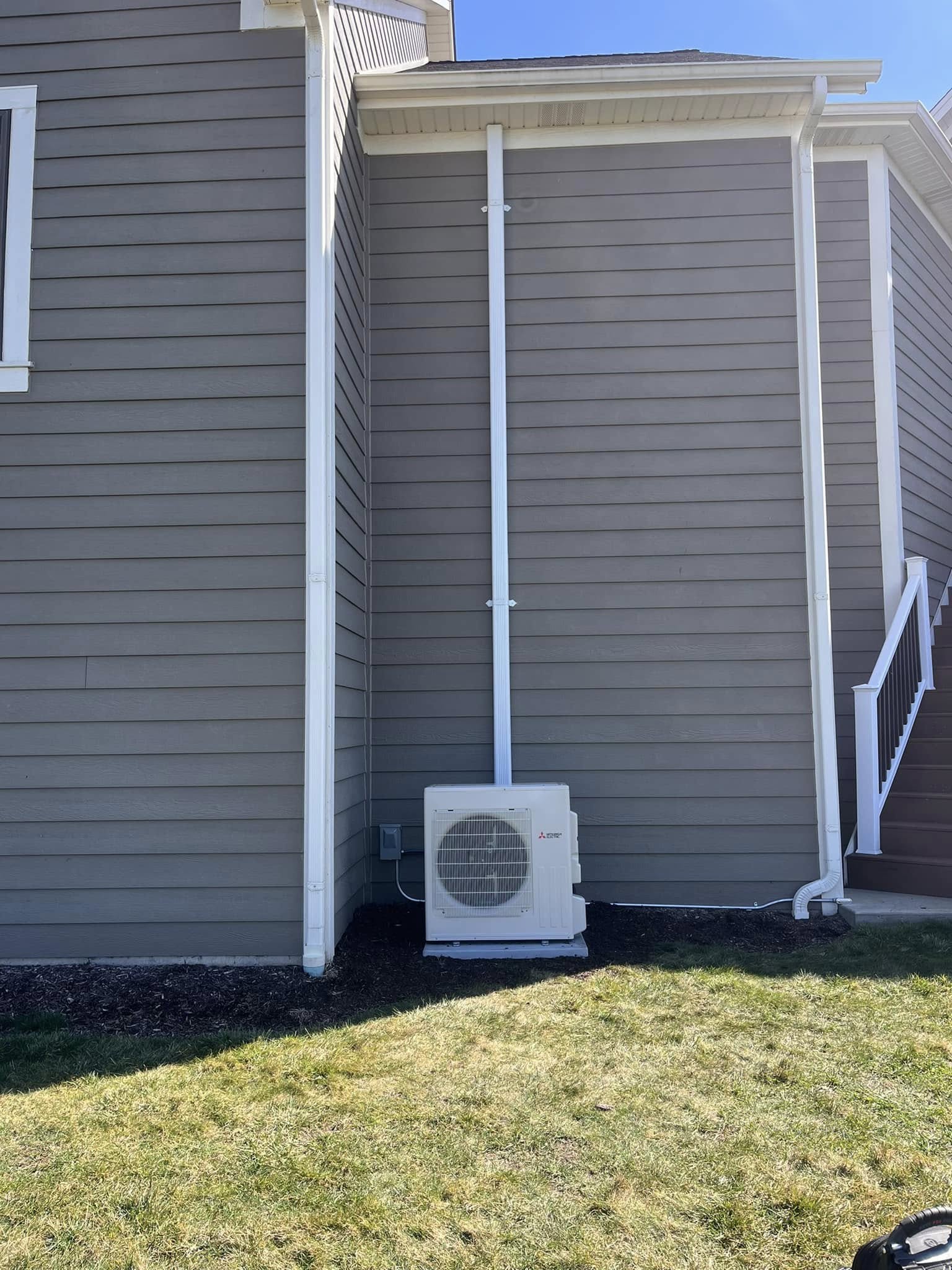 Installed a 3 ton Mitsubishi Minsplit