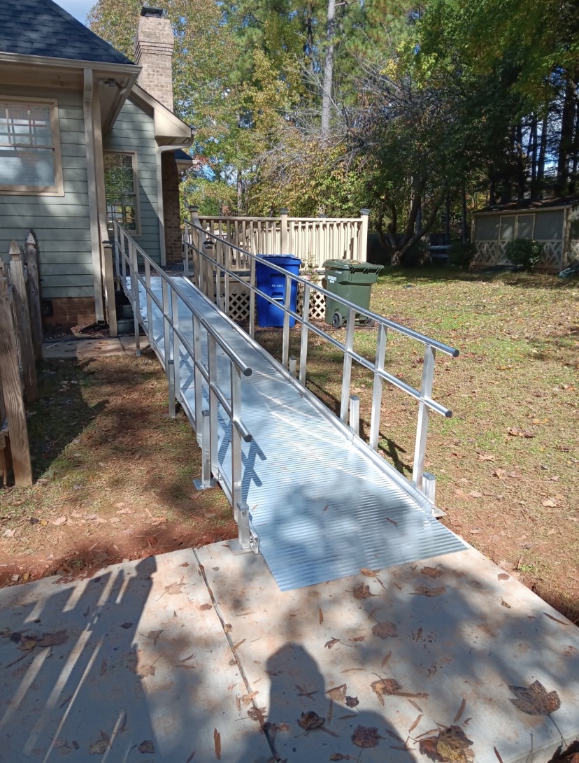 Modular Ramp Installation in Durham!