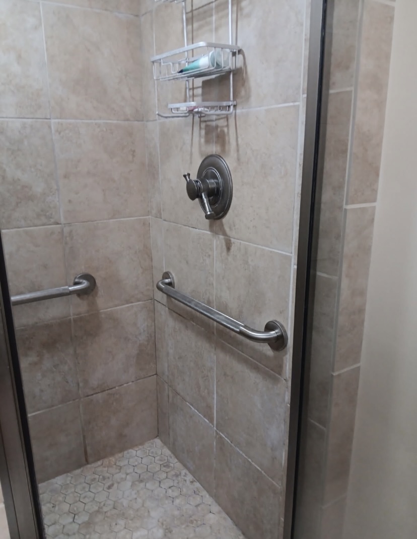 Outdoor handrails and bathroom grab bars in Raleigh!