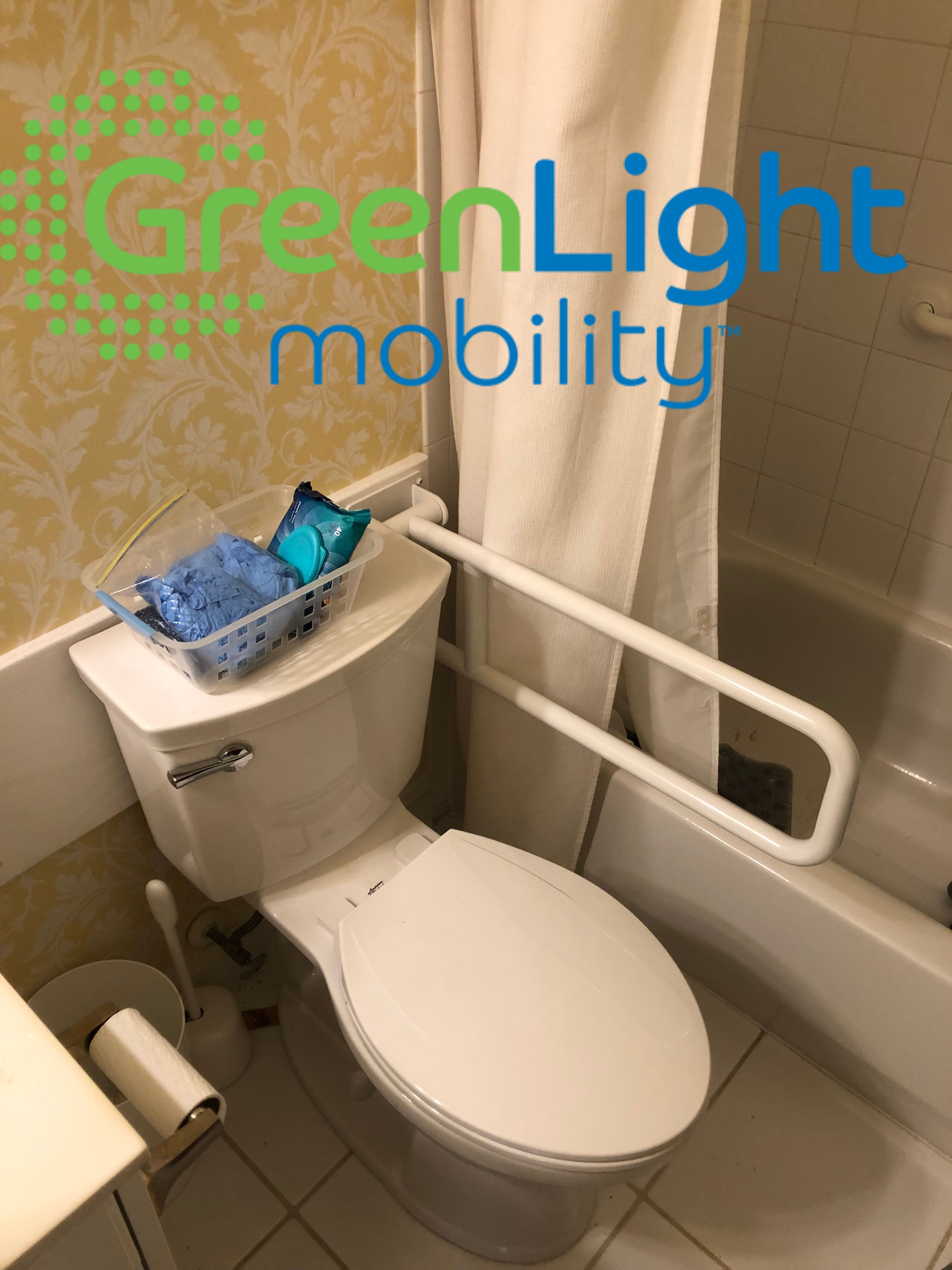 Flip up Grab Bar Installation Huntersville, NC